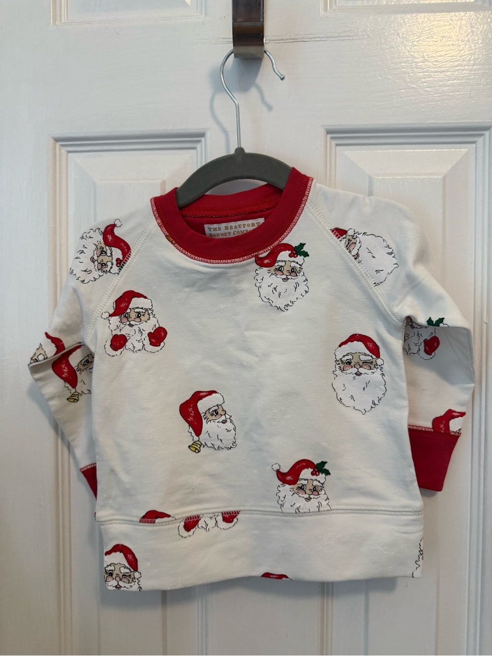 The Beaufort Bonnet Company new Santa sweatshirt size 6/12m